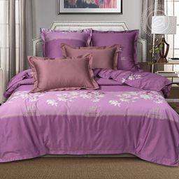 Постельное белье Бриджит (тенсель) Евро/Пододеяльник: 1 шт. - 220*200; Простыня: 1 шт. - 220*240; Наволочка: 2 шт. - 70*70; Наволочка: 2 шт. - 50*70 Тенсел