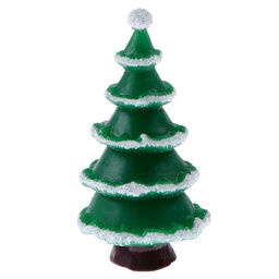 Миниатюра кукольная «Снежная ёлка», набор 3 шт., размер 1 шт. — 2×2×3 см