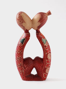 Фигурка Вместе, 20 см, дерево