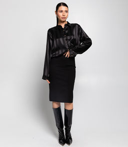 Рубашка #КТ8022 (1), чёрный - Dommod фото 4