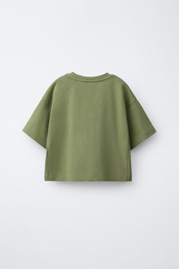 CAMISETA LISA HEAVY JERSEY / Khaki - Zara фото 2