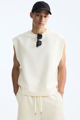 Camiseta sin mangas efecto neopreno Relaxed Fit - H&m фото 4