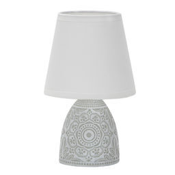 UML-B301 E14 LIGHT GREY Светильник настольный декоративный под лампу Е14, 40W. Механический выключатель. Светло-серый. ТМ Uniel