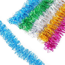 Цена за 10 шт. Мишура №23 на проволке d=3,5 см, длина 2.0м микс