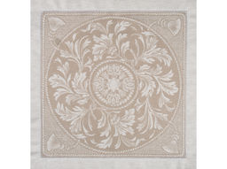 01с-44ЯК Салфетка 45*45 "Овальная" цв. бежевый (по 6 шт