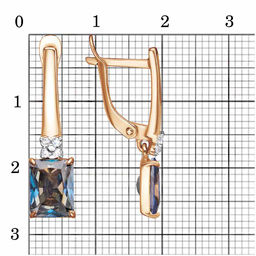 СЕРЬГИ 33815243ДМс - Красная пресня фото 2
