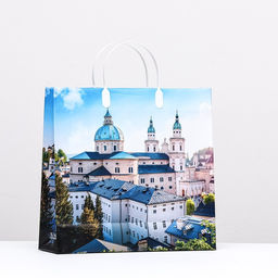 Цена за 10 шт. Пакет Город, мягкий пластик, 30 x 30 см, 120 мкм