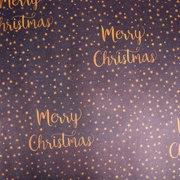 Цена за 10 шт. Бумага упаковочная крафт Merry Christmas, 70 х 100 см - UPAK LAND фото 3