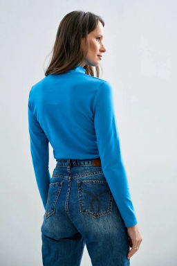 Водолазка ДЖ 009-5 Бирюзовый - T.C.T фото 3