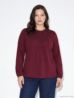 Bisiklet Yaka Nak??l? Bluz