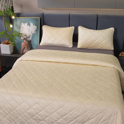 Велюровое покрывало ромб OVF038 240*260