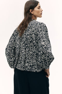 Blusa con mangas globo - H&m фото 3