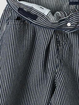 Regular Fit ?izgili Erkek ?ocuk Jean ?ortolon