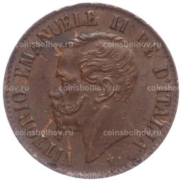 Монета 1 чентезимо 1867 года M Италия