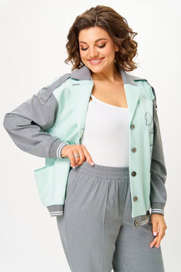Костюм Aira Style 24231 мятно-серый