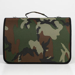 Сумка - переноска для животных Камуфляж, каркасная, 40 х 25 х 26 см, микс оттенков - Пижон фото 2