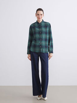 Ekose Kad?n Oduncu G?mlek