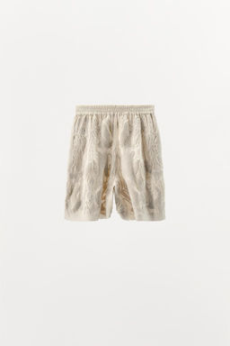BEADED TEXTURED BERMUDA SHORTS - Zara фото 7