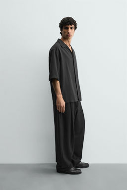 Рубашка Fluida Relaxed Fit черная