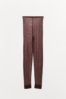 100% WOOL LEGGINGS - Zara фото 31