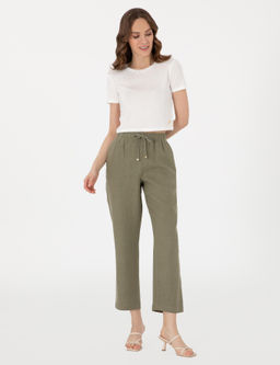 Haki Carrot Fit Kanvas Pantolon - Pierre cardin фото 3