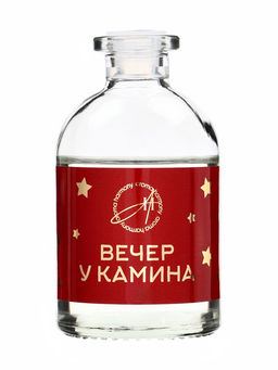 Новогодний ароматический диффузор Вечер у камина, с открыткой и палочками, для дома, 50 мл