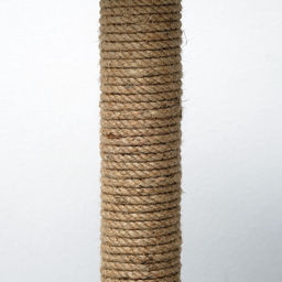 Когтеточка Полка с подставкой, 30 х 30 х 40 см, джут, серая с лапками - Пижон фото 8