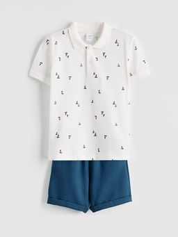 Polo yaka Erkek ?ocuk Ti??rt ve ?ort Tak?m