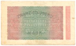 Банкнота 20000 марок 1923 года Германия