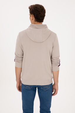Erkek Regular Fit Yar_m Fermuarl_ Kap__onlu Ta_ Sweatshirt - U.s. polo assn фото 5