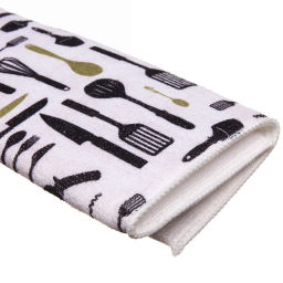 Цена за 3 шт. Коврик для сушки посуды 30*38см "Кухонные инструменты"