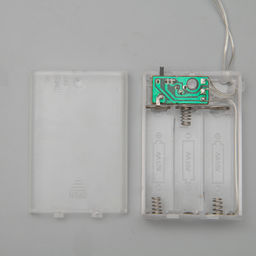 Гирлянда Нить 4 м, IP20, прозрачная нить, 40 LED, 2 режима, батарейки AAх3 (нет в комплекте), свечение аквамарин - Luazon lighting фото 4