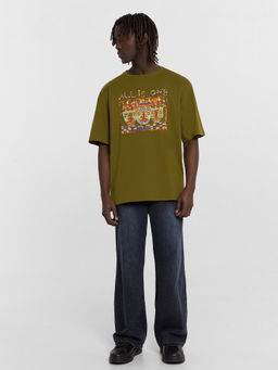 ФУТБОЛКА МУЖСКАЯ пихта +печать 111772-1