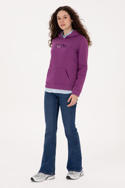 Kad_n Menek_e Kap__onlu Basic Sweatshirt - U.s. polo assn фото 4