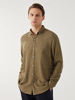 Slim Fit Uzun Kollu Arm?rl? Erkek G?mlek