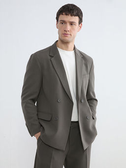 Standart Kal?p Erkek Blazer Ceket
