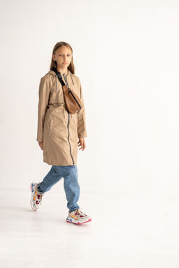 Плащ для девочки "Найс" бежевый