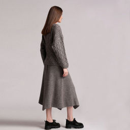 WW-009-1 джемпер женский меланж - Mozart фото 3