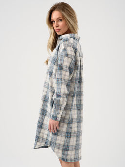 Халат фланель "Рубашка"