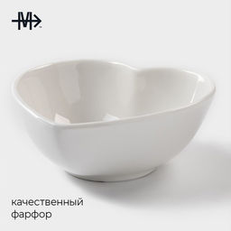 Соусник фарфоровый Magistro Любовь, 80 мл, цвет белый  фото 7