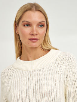 джемпер женский из хлопка с рукавом реглан - Glenfield фото 6