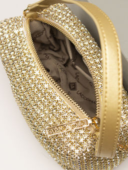 LACCOMA сумка ST016-1-золотой стразы  фото 6