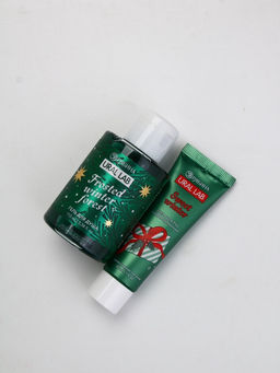 Подарочный набор косметики New Year Collection, гель для душа, крем для рук, пилочка, зелёный, URAL LAB