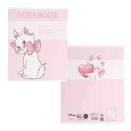 Цена за 20 шт. Тетрадь в клетку 18 листов, 5 видов МИКС, обложка мелованный картон, «Коты аристократы»