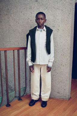 STRIPED FLANNEL SHIRT - Zara фото 6