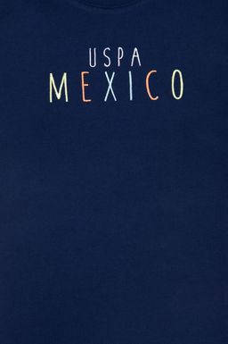 Темно-синяя футболка для мальчиков с круглым вырезом - U.s. polo assn фото 4