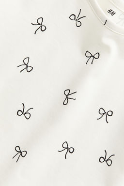 Camiseta estampada de punto - H&m фото 4