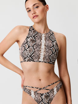 Бюстгальтер купальный жен.Bralette Oceana змеиный принт - Infinity Lingerie фото 6