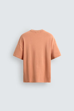 CAMISETA PUNTO ACABADOS IRREGULARES / Mandarina - Zara фото 9