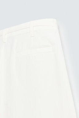 RELAXED FIT PLEATED TROUSERS - Zara фото 8